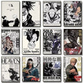 Popular Anime Posters Japanese Vagabond Jujutsu Kaisen Artwork Home Decor Minimalist Aesthetic Art Gift for Fan Canvas Painting