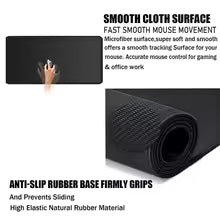 XXL Extended Gaming Mouse Pad — Non-Slip, Stitched Edges, HD Print